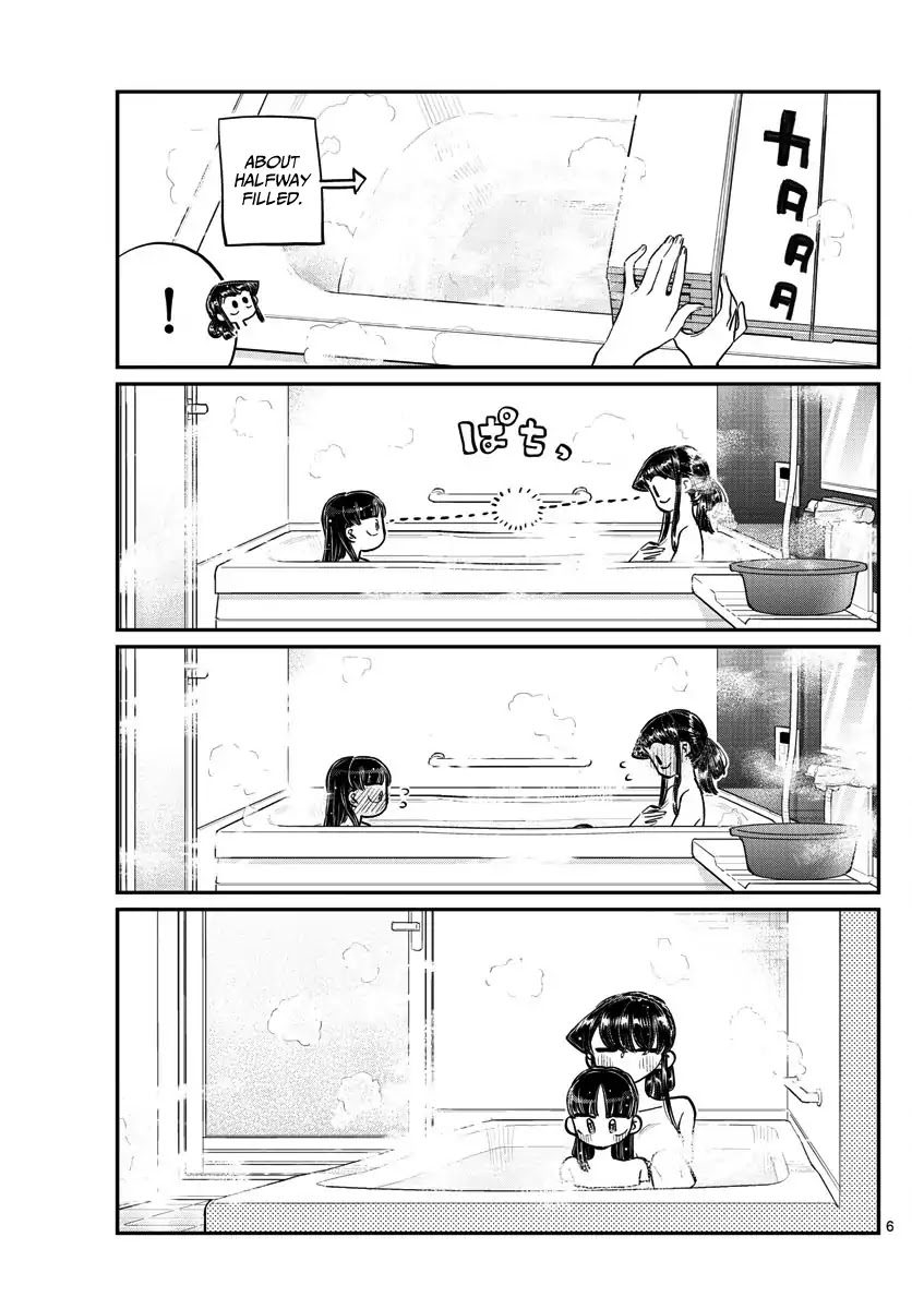 Komi-san wa Komyushou Desu Chapter 176 page 6 - Chapter 176: A bath with Rei-chan
