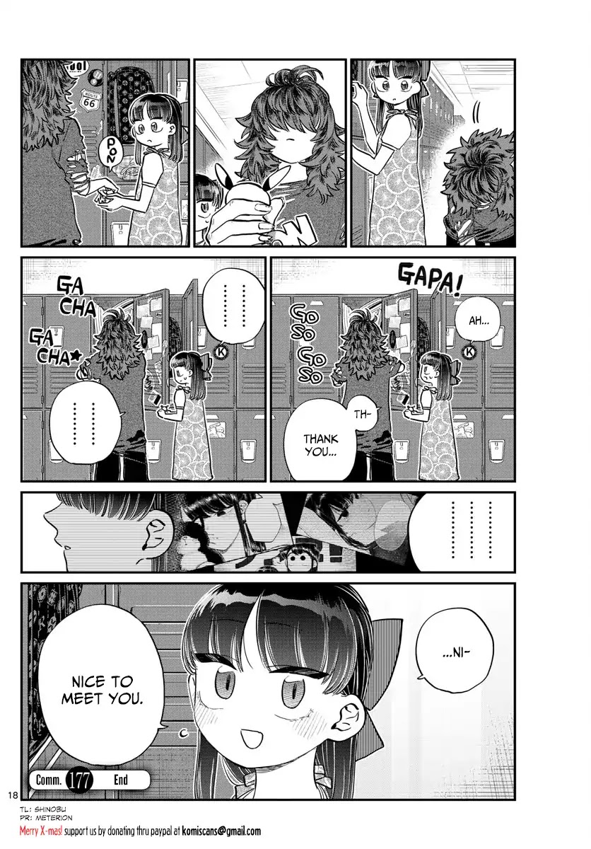 Komi-san wa Komyushou Desu Chapter 177 page 18 - Chapter 177: Goodbye, Rei-chan
