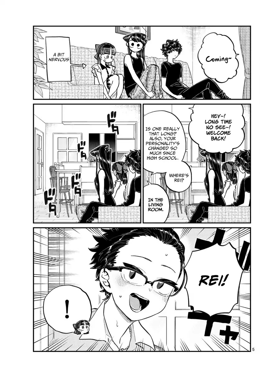 Komi-san wa Komyushou Desu Chapter 177 page 5 - Chapter 177: Goodbye, Rei-chan