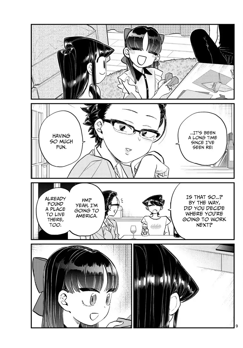 Komi-san wa Komyushou Desu Chapter 177 page 9 - Chapter 177: Goodbye, Rei-chan