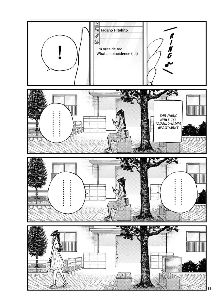 Komi-san wa Komyushou Desu Chapter 178 page 13 - Chapter 178: A summer rendezvous