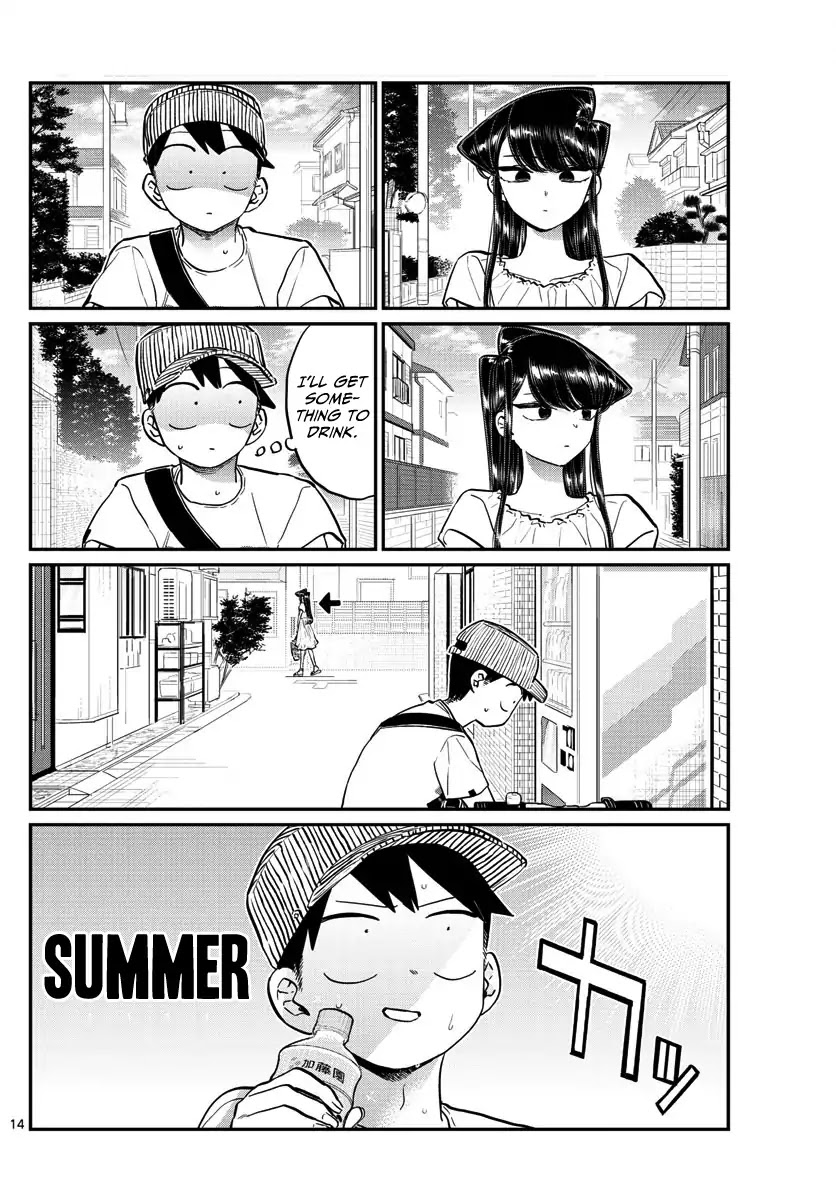 Komi-san wa Komyushou Desu Chapter 178 page 14 - Chapter 178: A summer rendezvous