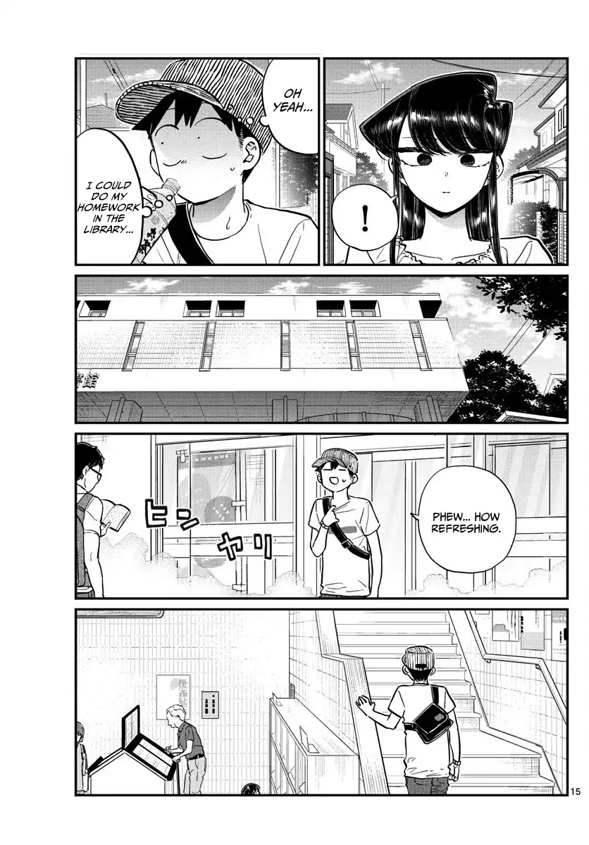 Komi-san wa Komyushou Desu Chapter 178 page 15 - Chapter 178: A summer rendezvous