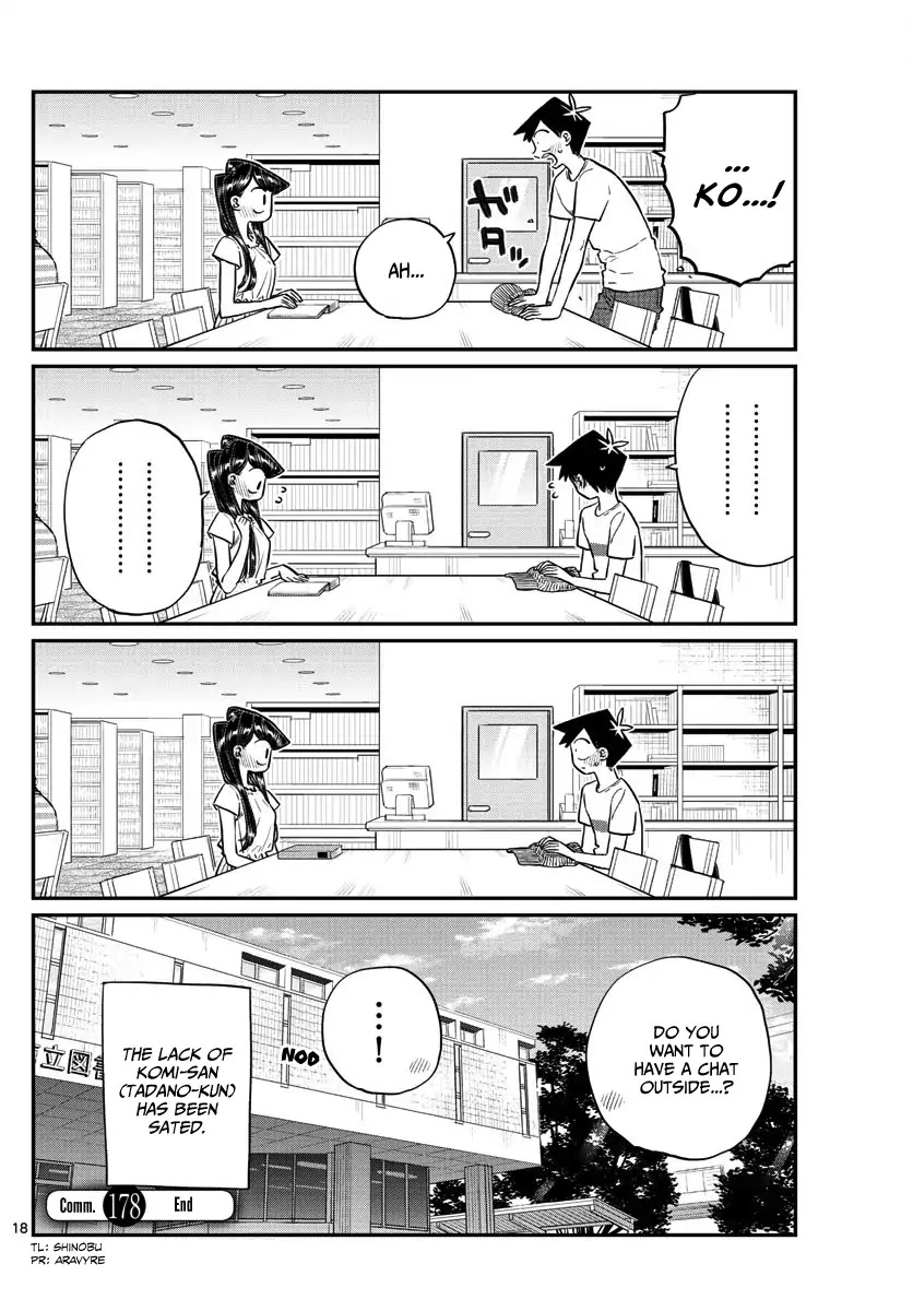 Komi-san wa Komyushou Desu Chapter 178 page 18 - Chapter 178: A summer rendezvous