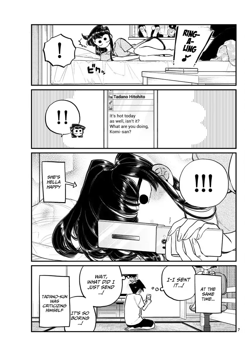 Komi-san wa Komyushou Desu Chapter 178 page 7 - Chapter 178: A summer rendezvous