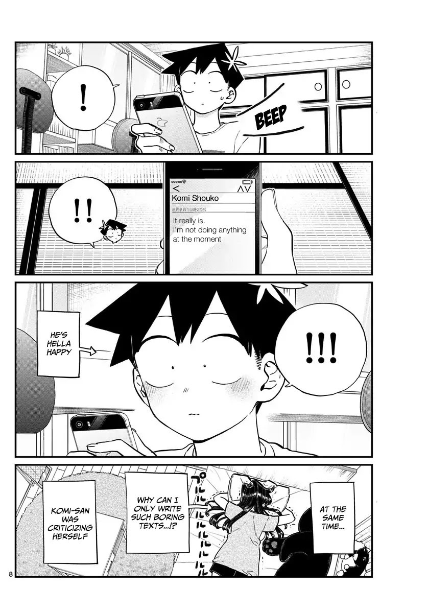 Komi-san wa Komyushou Desu Chapter 178 page 8 - Chapter 178: A summer rendezvous