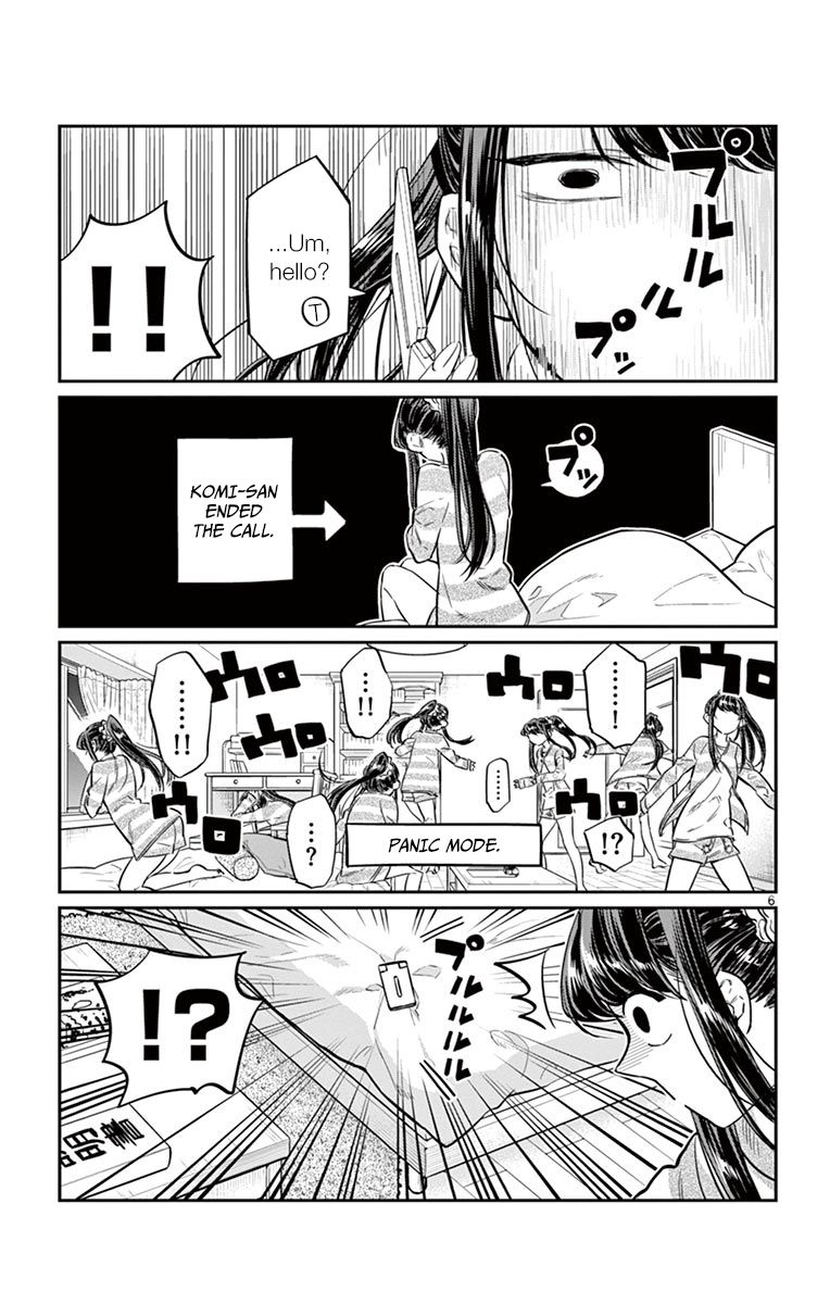 Komi-san wa Komyushou Desu Chapter 18 page 5 - Chapter 18 : Wrong Number