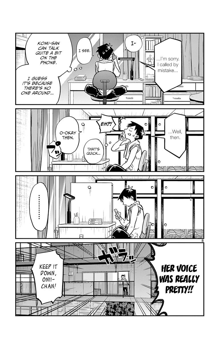 Komi-san wa Komyushou Desu Chapter 18 page 7 - Chapter 18 : Wrong Number
