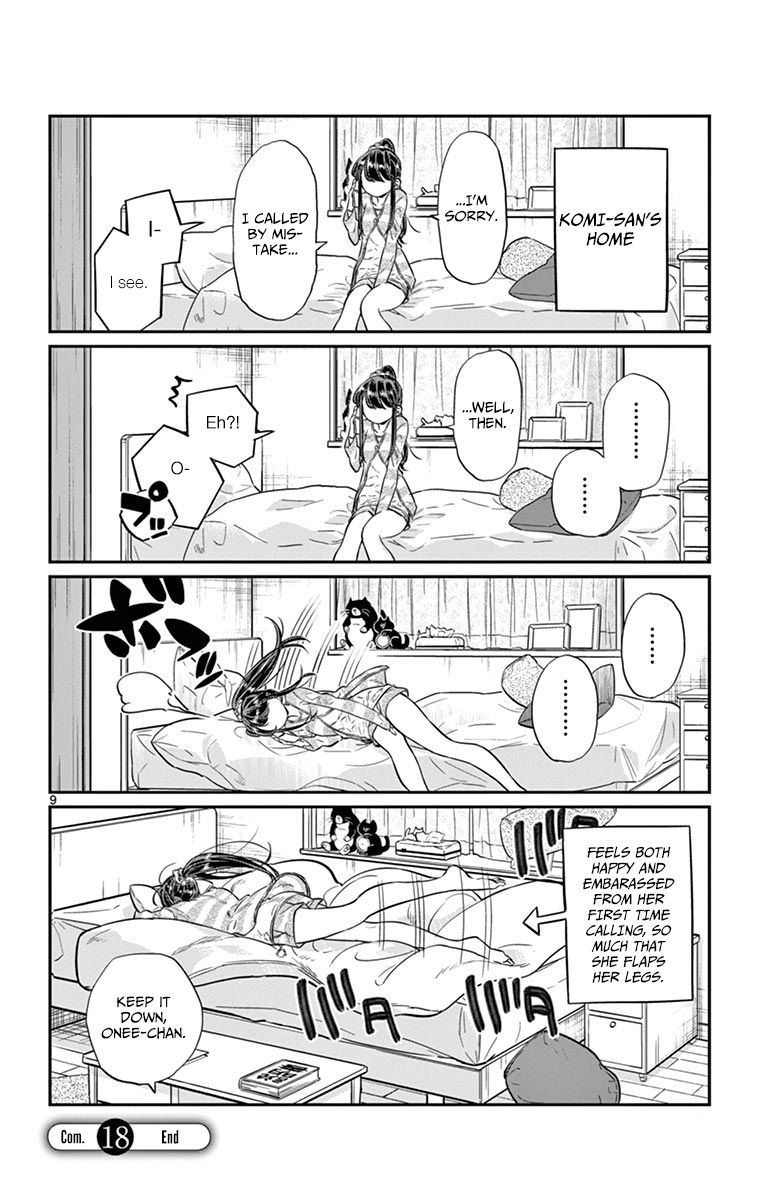 Komi-san wa Komyushou Desu Chapter 18 page 8 - Chapter 18 : Wrong Number
