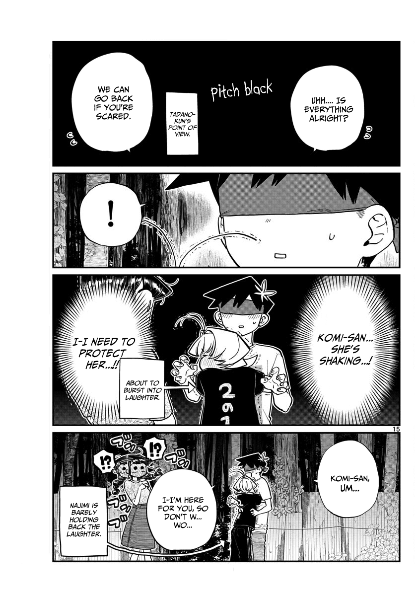 Komi-san wa Komyushou Desu Chapter 180 page 15 - Chapter 180: Test of courage