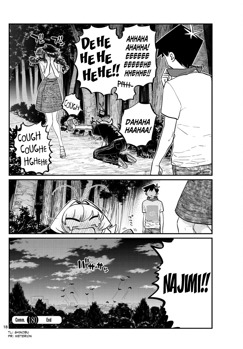 Komi-san wa Komyushou Desu Chapter 180 page 18 - Chapter 180: Test of courage