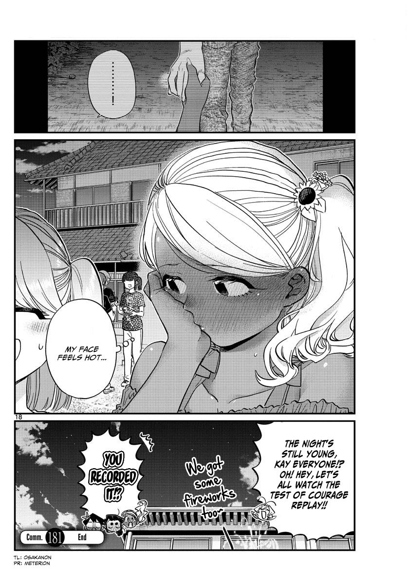 Komi-san wa Komyushou Desu Chapter 181 page 18 - Chapter 181: Test of courage 2