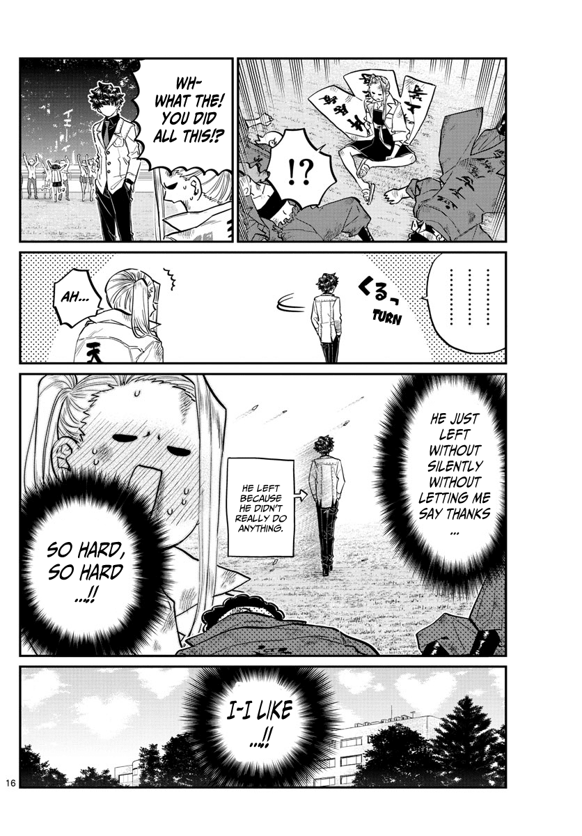 Komi-san wa Komyushou Desu Chapter 182 page 16 - Chapter 182: Hard liner