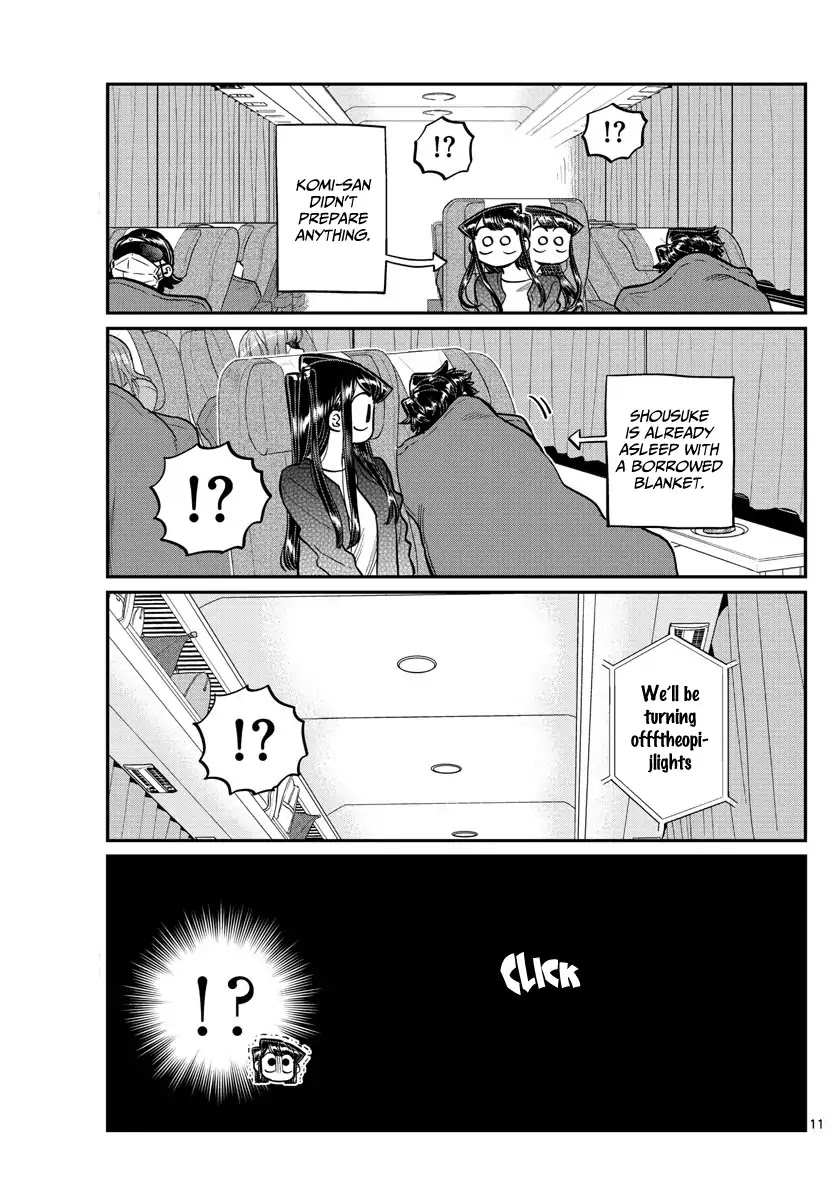 Komi-san wa Komyushou Desu Chapter 183 page 11 - Chapter 183: Express Bus
