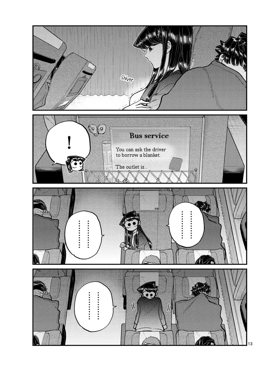 Komi-san wa Komyushou Desu Chapter 183 page 13 - Chapter 183: Express Bus