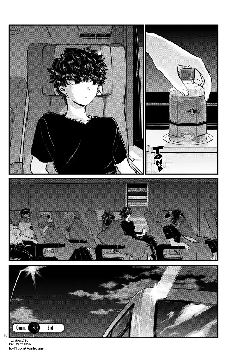 Komi-san wa Komyushou Desu Chapter 183 page 16 - Chapter 183: Express Bus