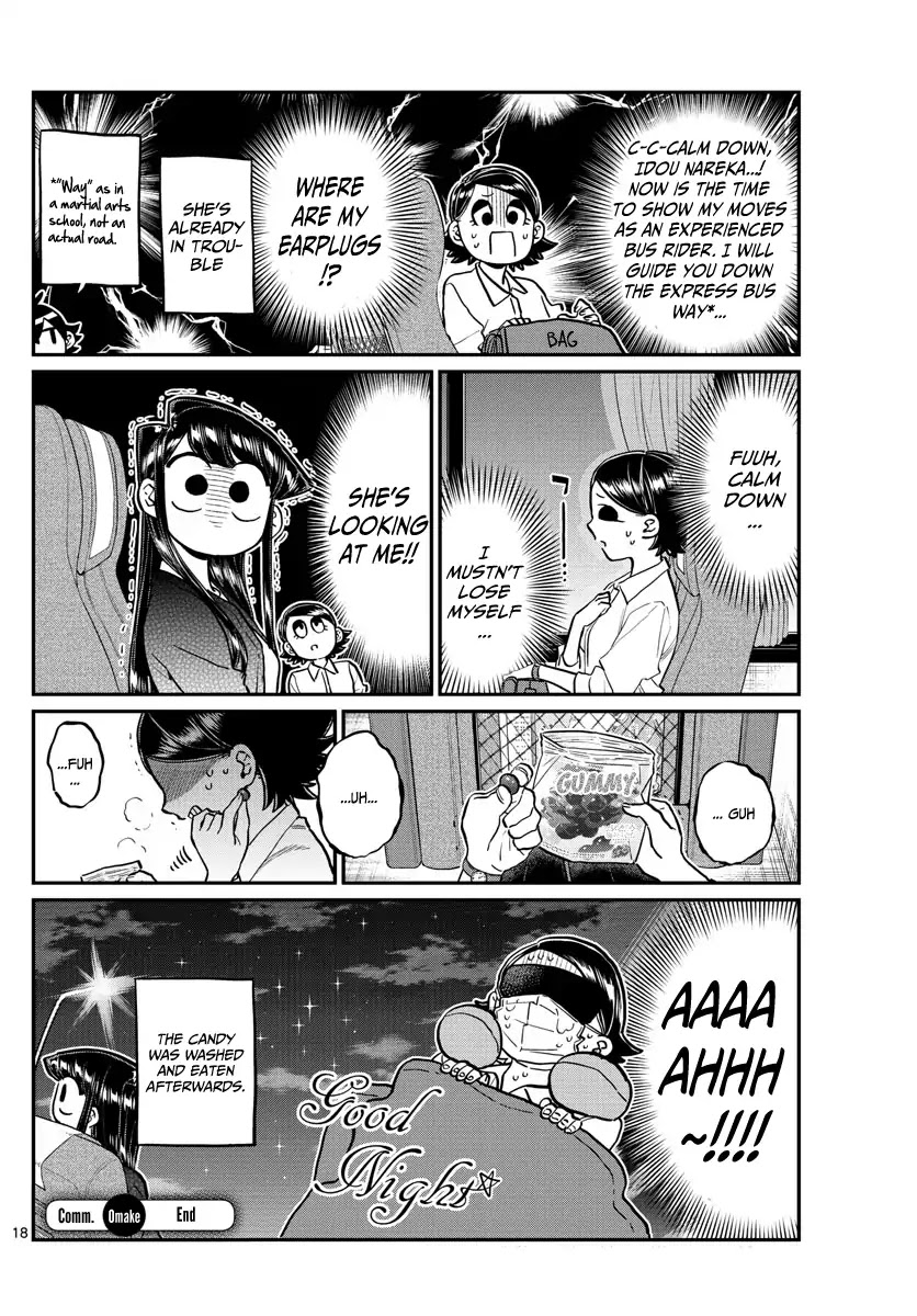 Komi-san wa Komyushou Desu Chapter 183 page 18 - Chapter 183: Express Bus