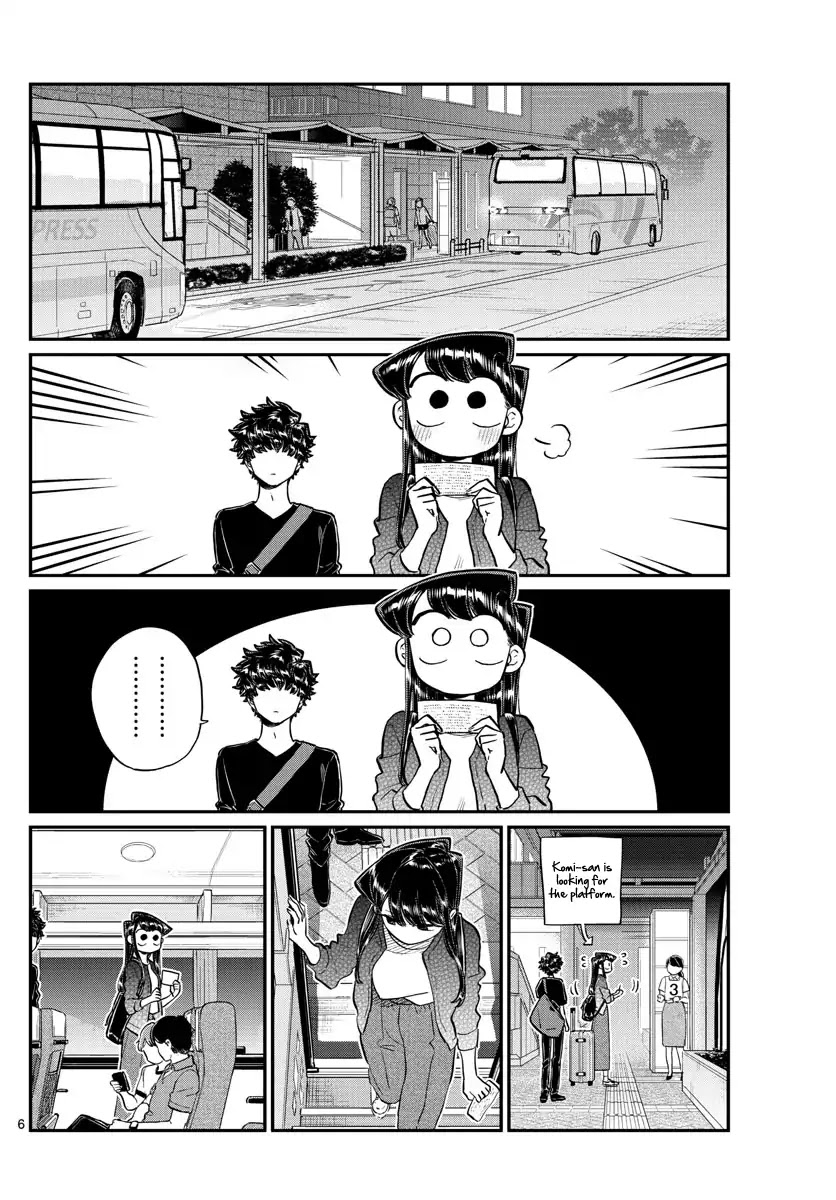 Komi-san wa Komyushou Desu Chapter 183 page 6 - Chapter 183: Express Bus