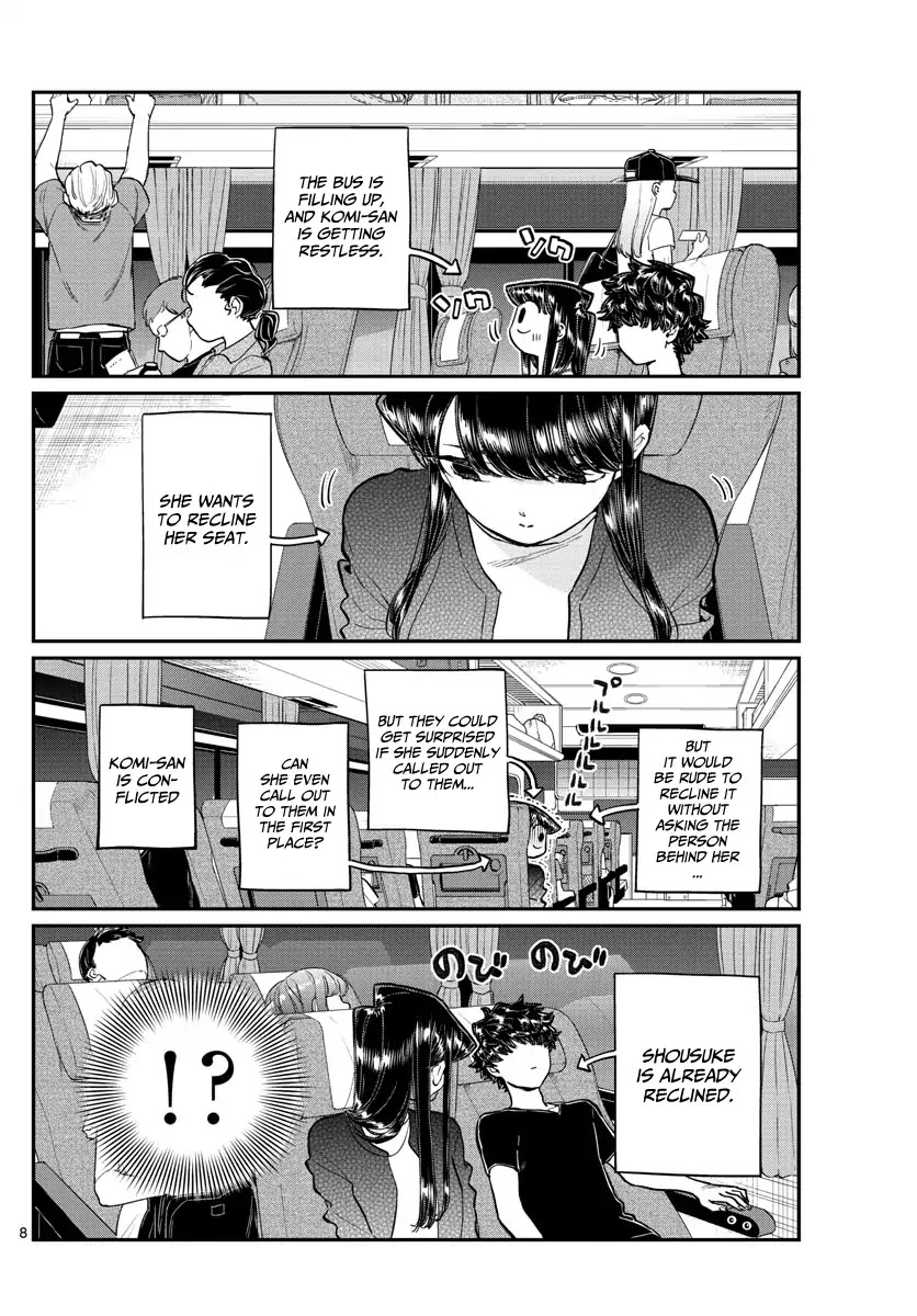 Komi-san wa Komyushou Desu Chapter 183 page 8 - Chapter 183: Express Bus