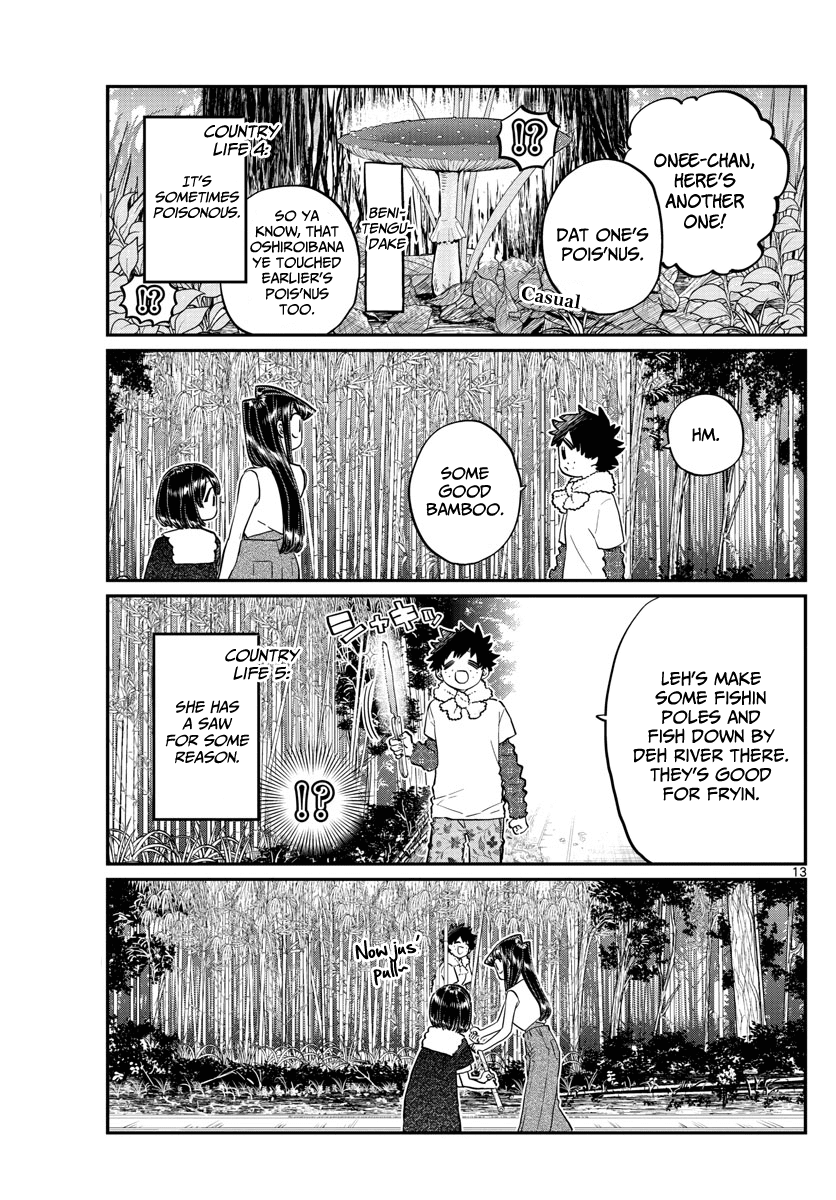 Komi-san wa Komyushou Desu Chapter 184 page 13 - Chapter 184: Playing in the Country