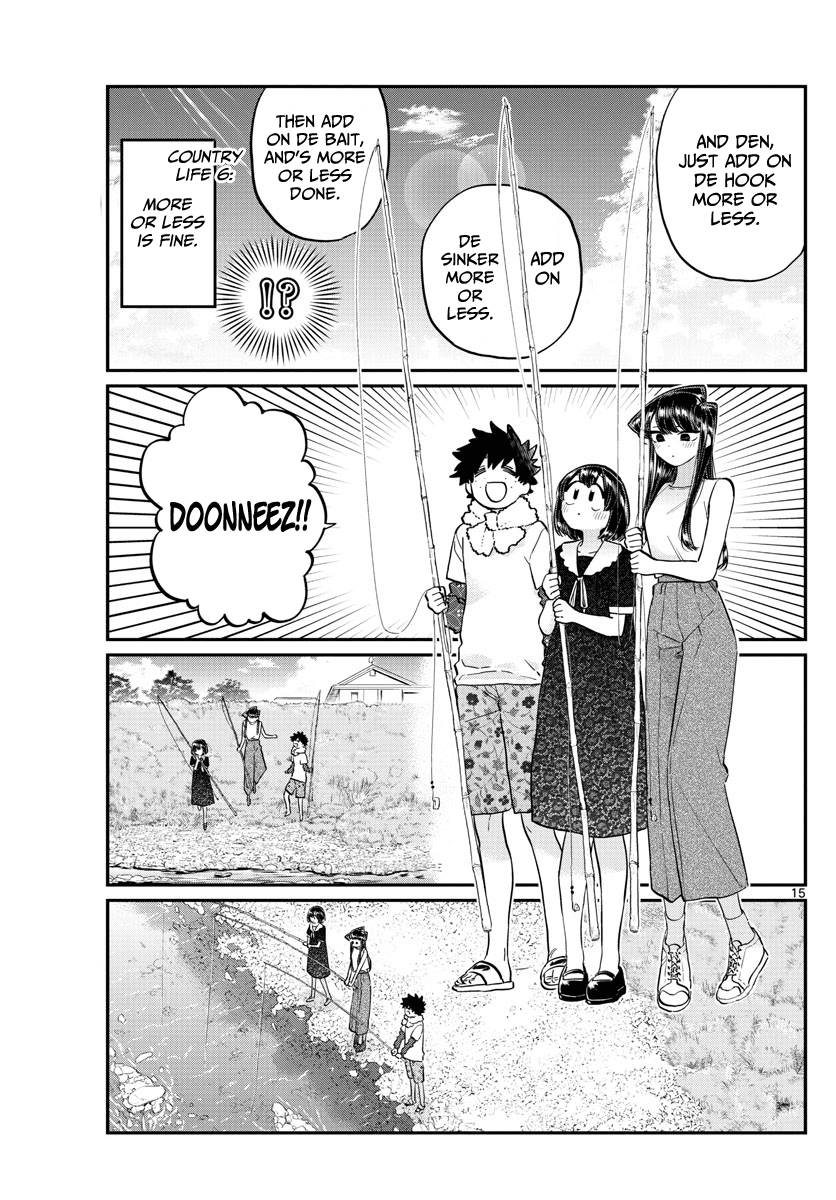 Komi-san wa Komyushou Desu Chapter 184 page 15 - Chapter 184: Playing in the Country