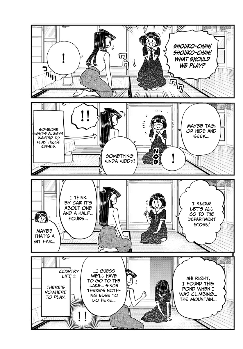 Komi-san wa Komyushou Desu Chapter 184 page 5 - Chapter 184: Playing in the Country