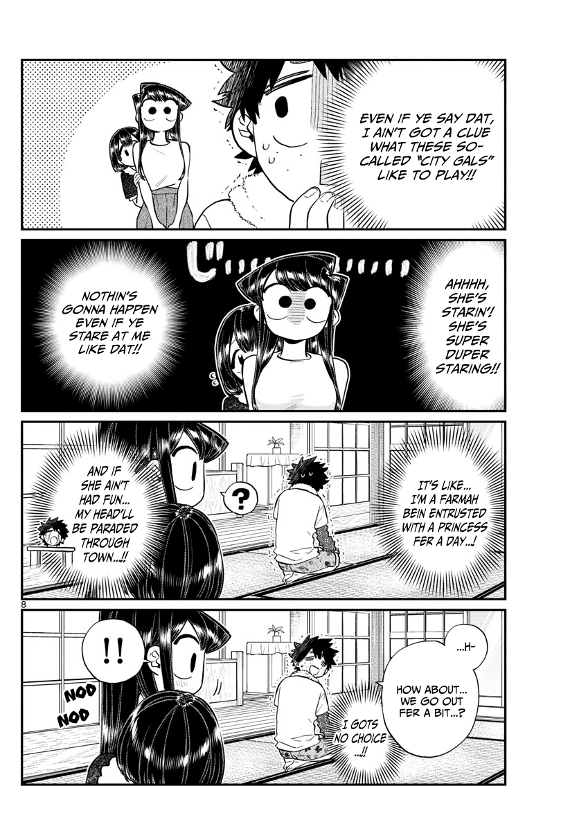 Komi-san wa Komyushou Desu Chapter 184 page 8 - Chapter 184: Playing in the Country