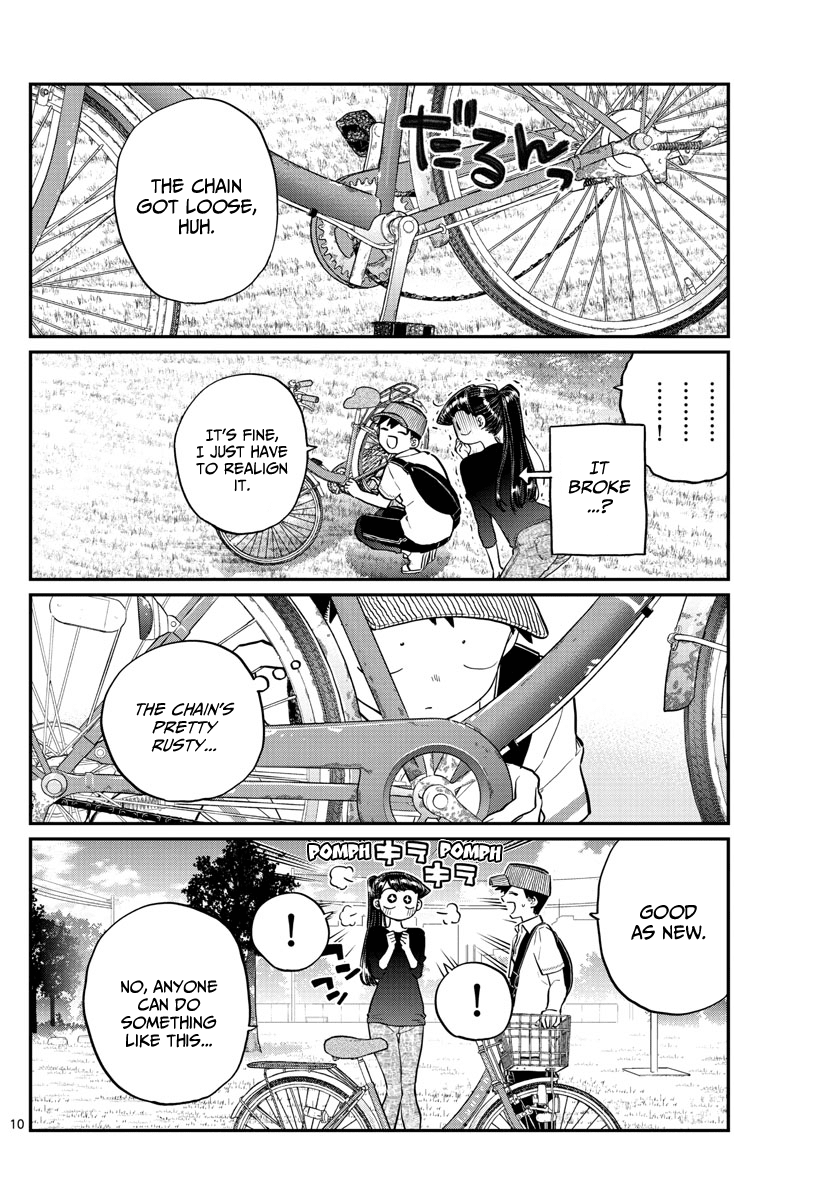 Komi-san wa Komyushou Desu Chapter 187 page 11 - Chapter 187: Bike practice