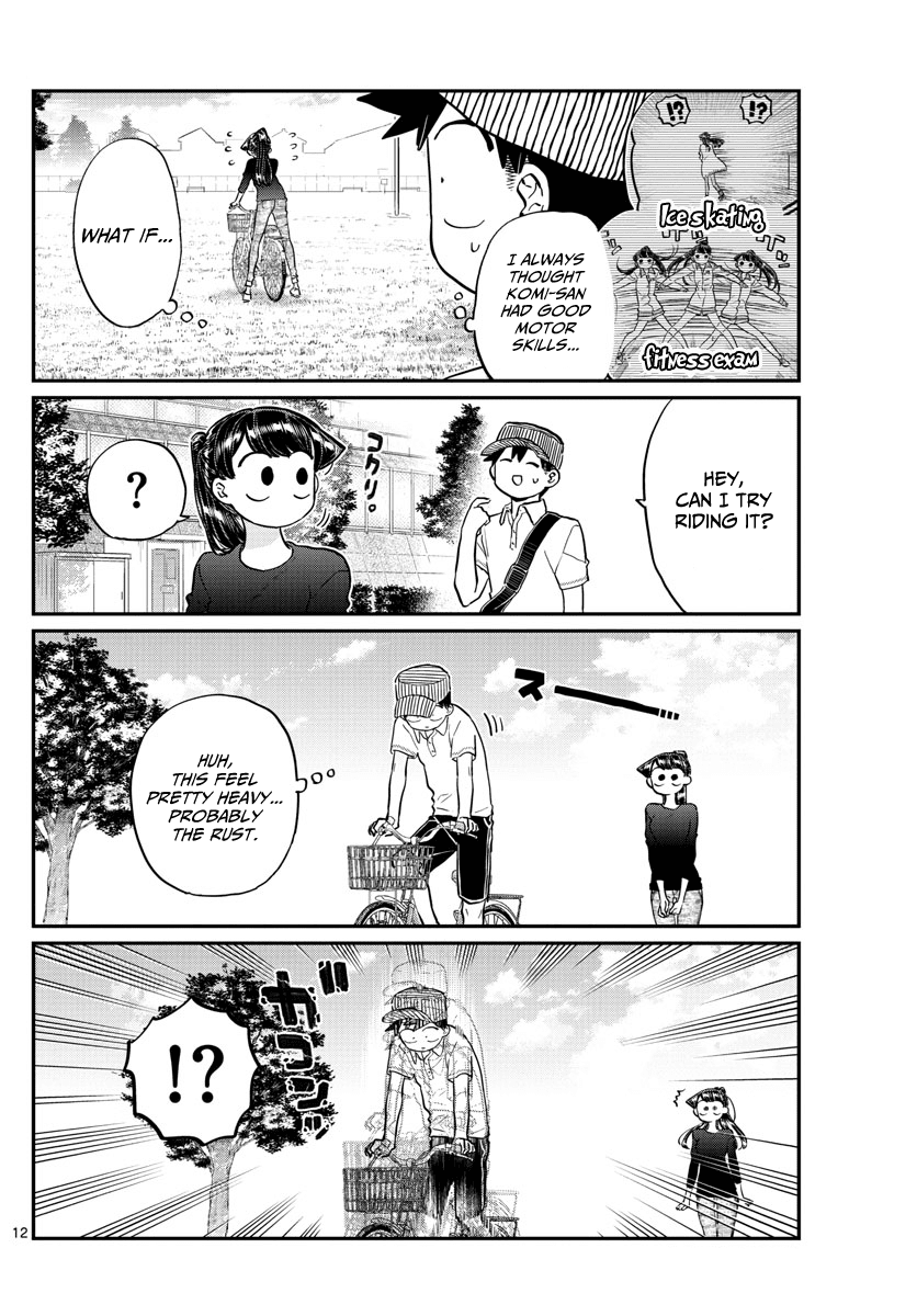 Komi-san wa Komyushou Desu Chapter 187 page 13 - Chapter 187: Bike practice