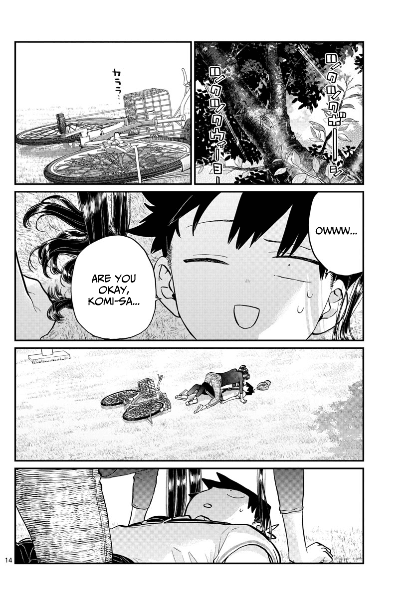Komi-san wa Komyushou Desu Chapter 187 page 15 - Chapter 187: Bike practice