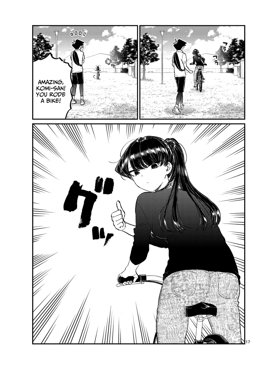 Komi-san wa Komyushou Desu Chapter 187 page 18 - Chapter 187: Bike practice