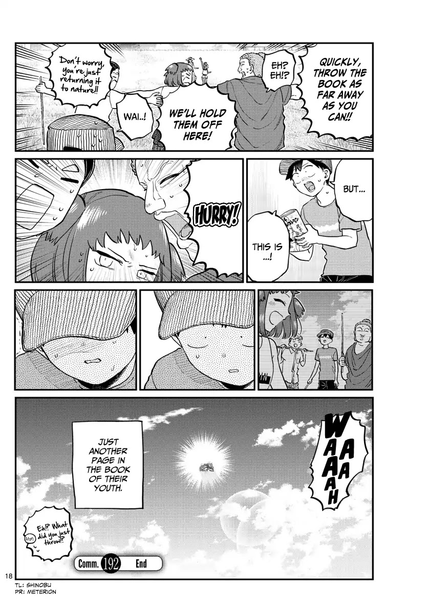 Komi-san wa Komyushou Desu Chapter 192 page 9 - Chapter 192: The Book Search Club by the river