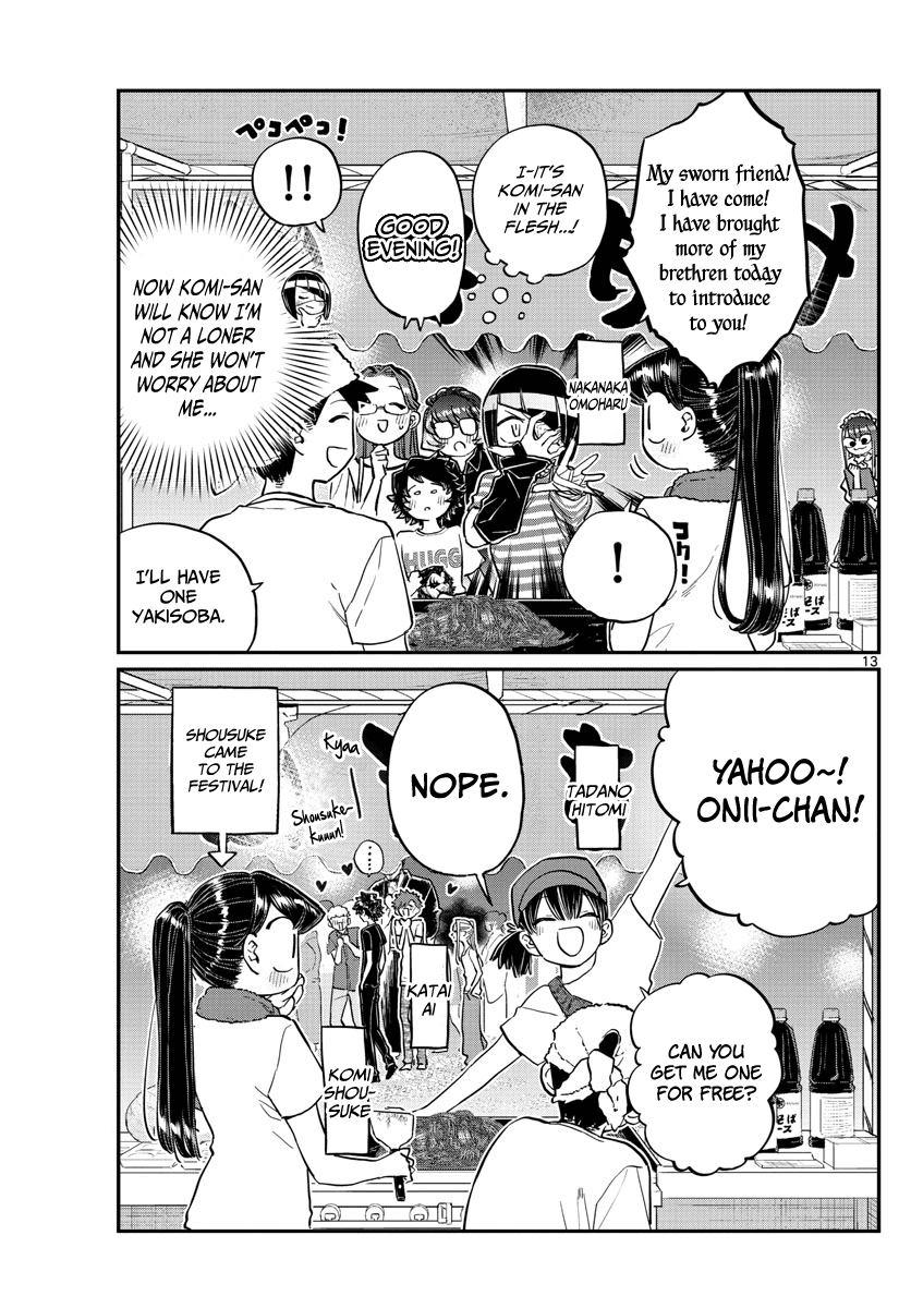 Komi-san wa Komyushou Desu Chapter 193 page 13 - Chapter 193: Stall