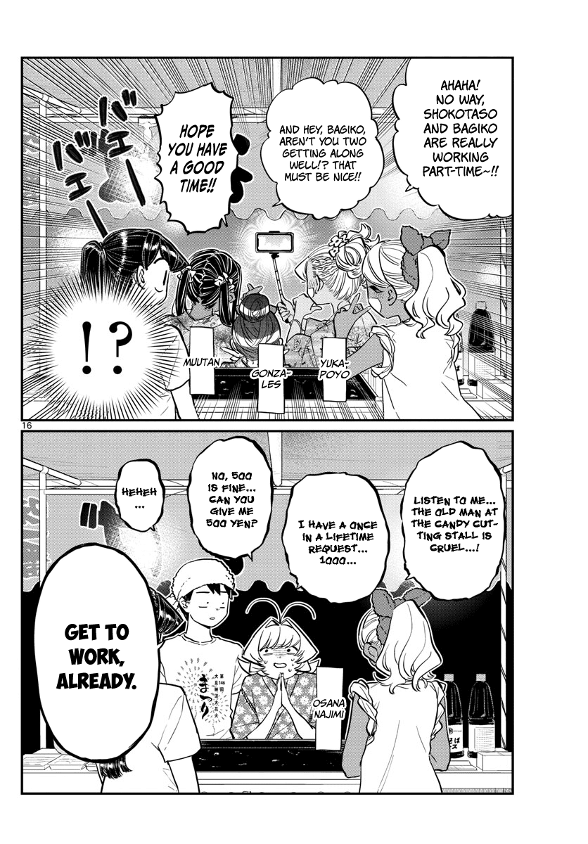 Komi-san wa Komyushou Desu Chapter 193 page 16 - Chapter 193: Stall