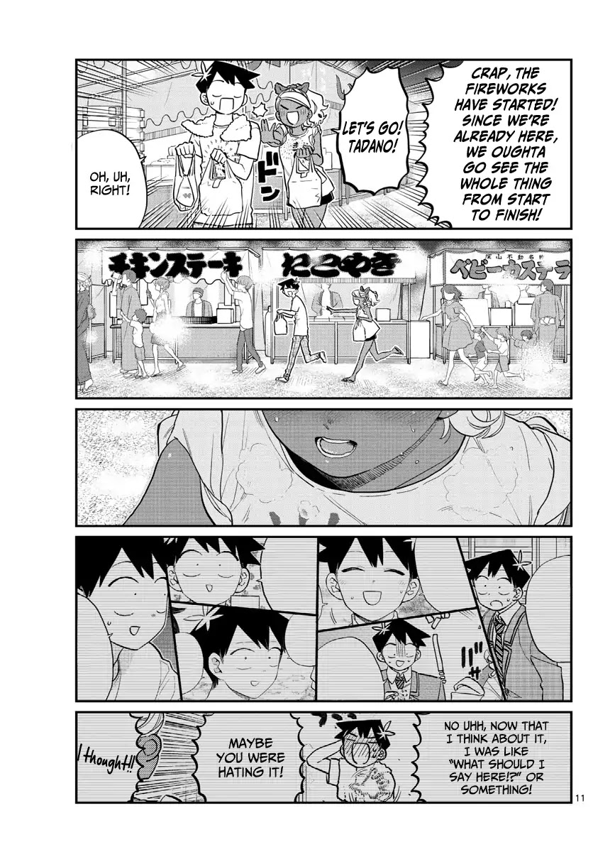 Komi-san wa Komyushou Desu Chapter 194 page 11 - Chapter 194: Fireworks