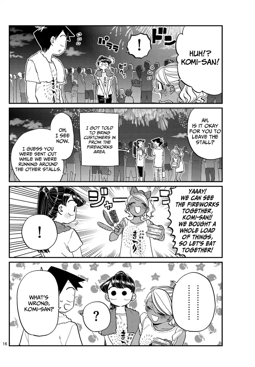Komi-san wa Komyushou Desu Chapter 194 page 16 - Chapter 194: Fireworks