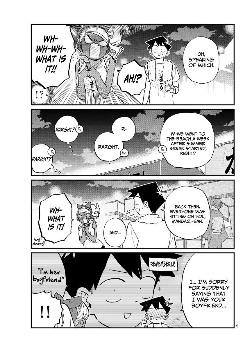 Komi-san wa Komyushou Desu Chapter 194 page 5 - Chapter 194: Fireworks