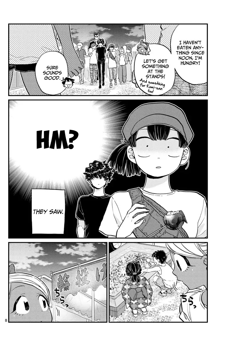 Komi-san wa Komyushou Desu Chapter 194 page 8 - Chapter 194: Fireworks