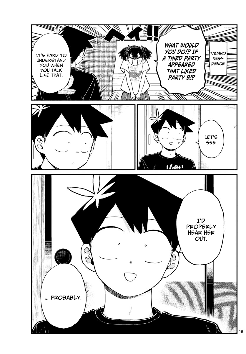 Komi-san wa Komyushou Desu Chapter 195 page 15 - Chapter 195: The three