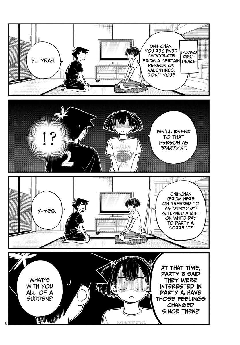 Komi-san wa Komyushou Desu Chapter 195 page 6 - Chapter 195: The three