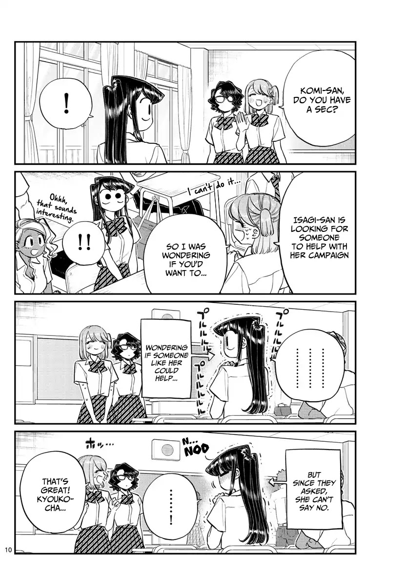 Komi-san wa Komyushou Desu Chapter 196 page 10 - Chapter 196: Clean