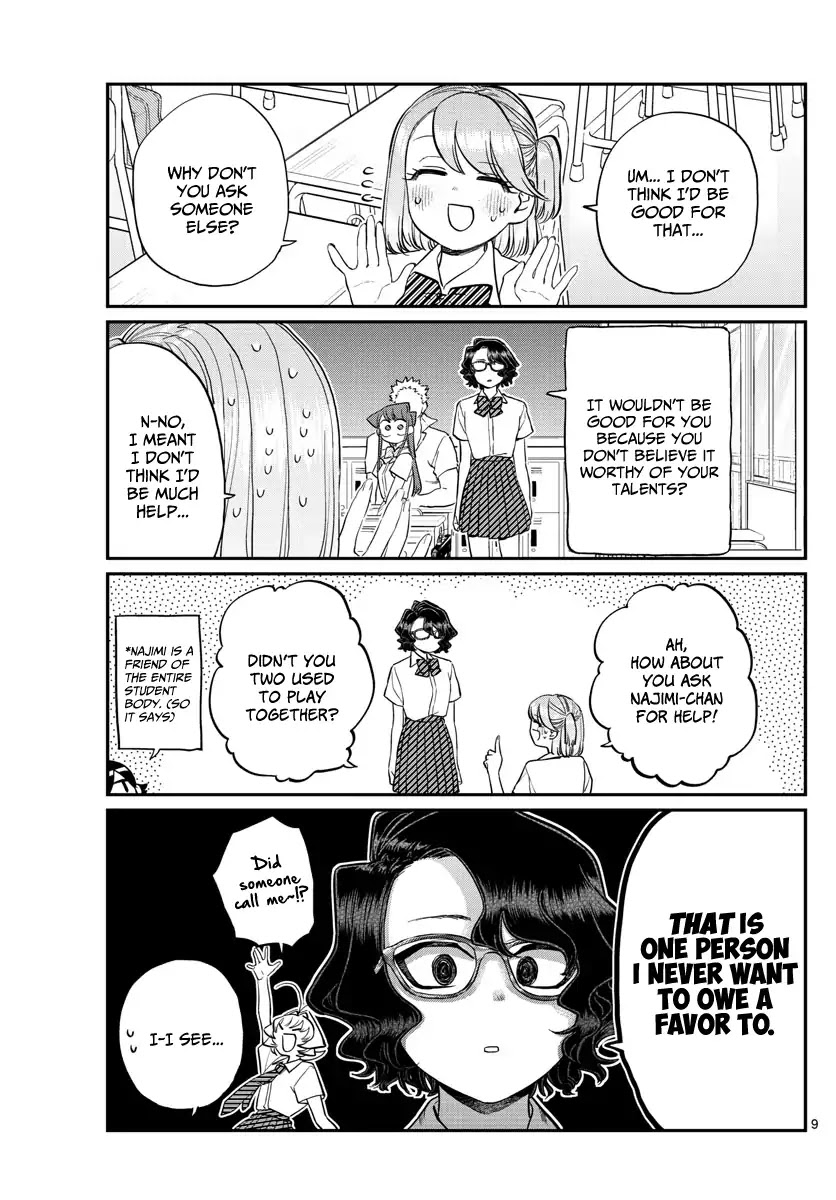 Komi-san wa Komyushou Desu Chapter 196 page 9 - Chapter 196: Clean