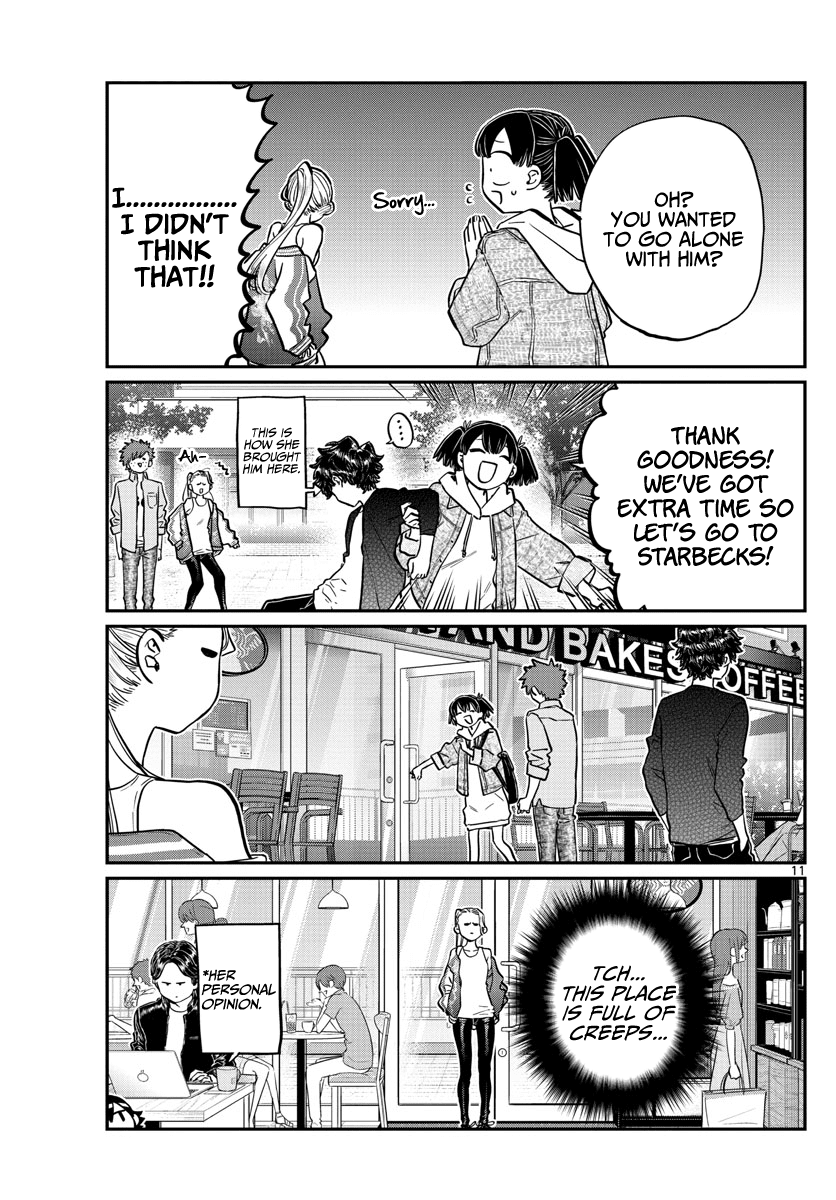 Komi-san wa Komyushou Desu Chapter 198 page 11 - Chapter 198: Out & Law ~The Movie~
