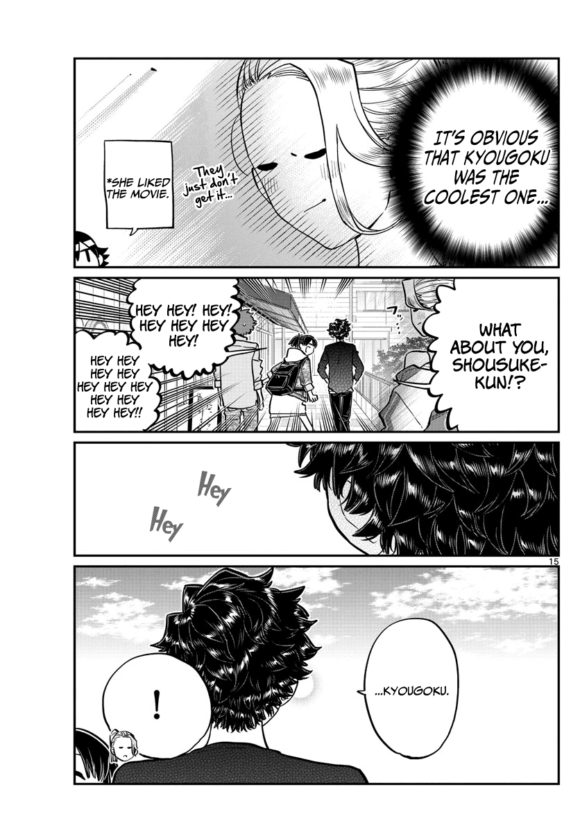 Komi-san wa Komyushou Desu Chapter 198 page 15 - Chapter 198: Out & Law ~The Movie~