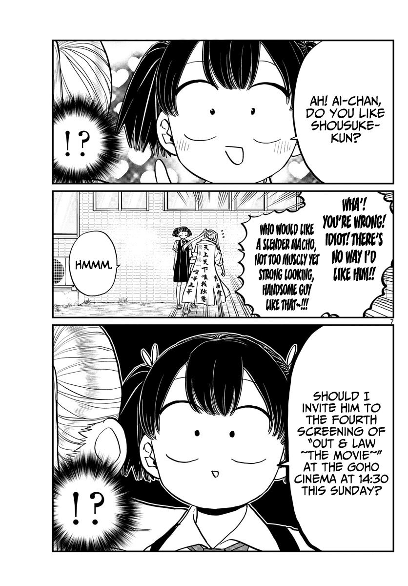 Komi-san wa Komyushou Desu Chapter 198 page 7 - Chapter 198: Out & Law ~The Movie~