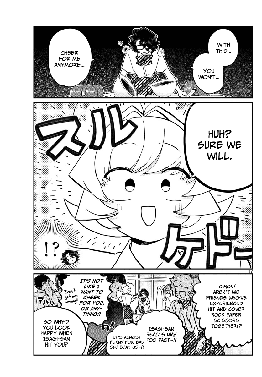 Komi-san wa Komyushou Desu Chapter 199 page 17 - Chapter 199: Hit and Cover Rock Paper Scissors