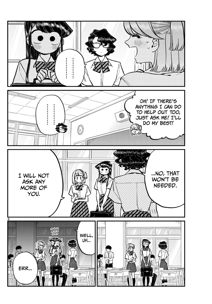 Komi-san wa Komyushou Desu Chapter 199 page 6 - Chapter 199: Hit and Cover Rock Paper Scissors