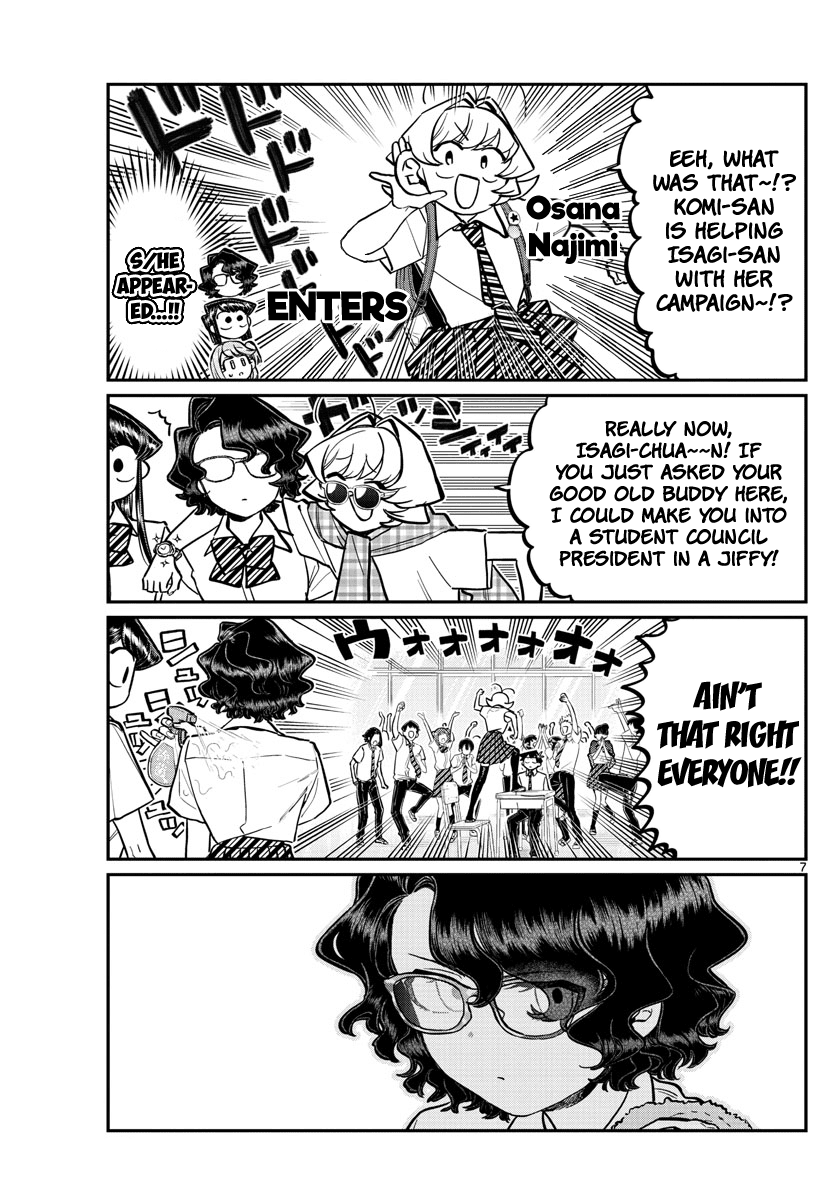 Komi-san wa Komyushou Desu Chapter 199 page 7 - Chapter 199: Hit and Cover Rock Paper Scissors