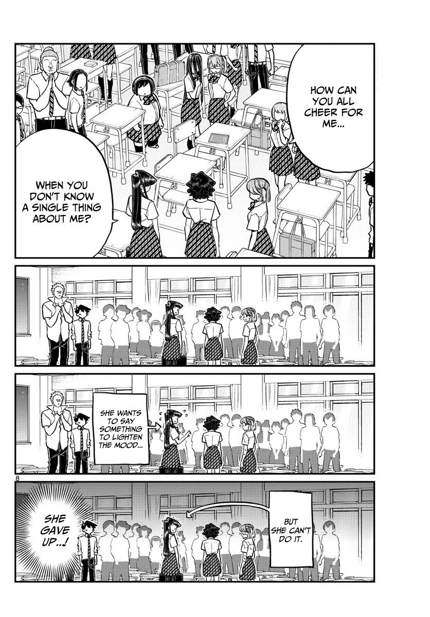 Komi-san wa Komyushou Desu Chapter 199 page 8 - Chapter 199: Hit and Cover Rock Paper Scissors