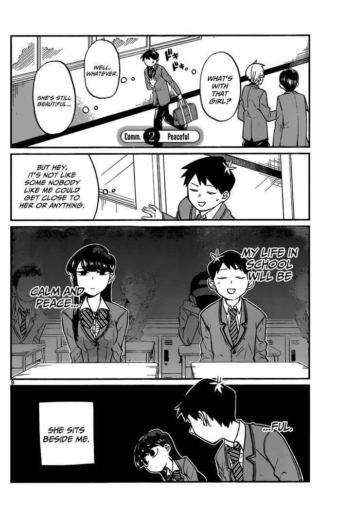 Komi-san wa Komyushou Desu Chapter 2 page 1 - Chapter 2 : Peaceful